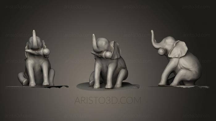 Animal figurines (STKJ_0391) 3D model for CNC machine